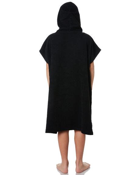 Swell Boys Hooded Towel Black Surfstitch
