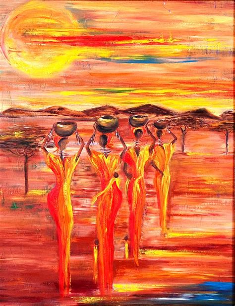 Sunny South Africa Painting By Marietjie Henning