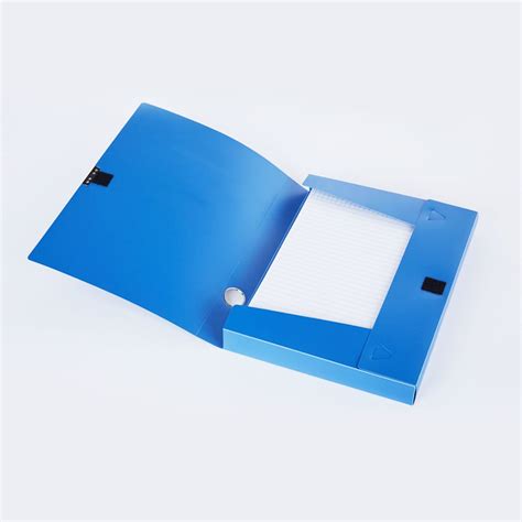 10 Pcs Office Supplies 2cm A4 Plastic File Box Document Folder