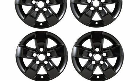 Set of 4: 2013-18 Dodge Ram 1500 17" Gloss Black Wheel Skins 7237-GB | eBay