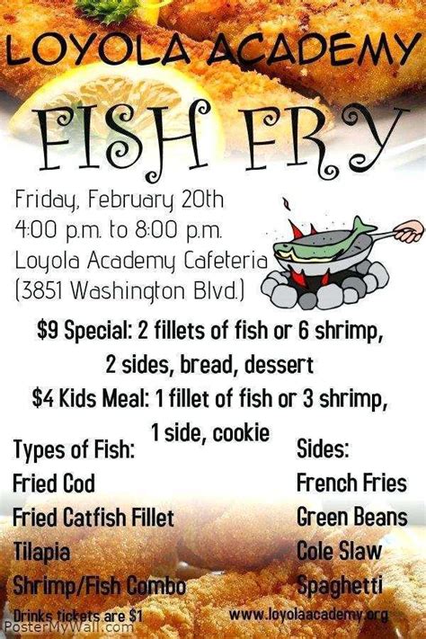 Easy edit smart object layers make updating this flyer a snap. 25 Format Fish Fry Flyer Template in Photoshop for Fish ...