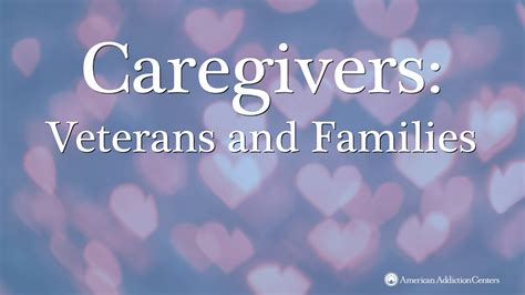 Caregivers Veterans And Families Youtube