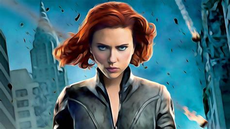 Scarlett Johansson As Black Widow The Avengers Telegraph