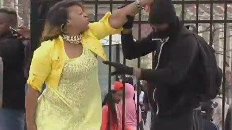 Video Shows Baltimore Mom Smack Masked Son Over Riots Cnn