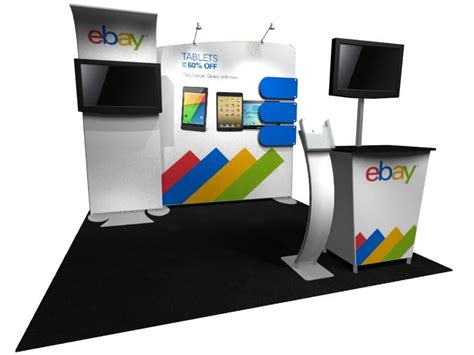 Portable 10x10 Trade Show Booth Custom Exhibit Displays Evo Exhibits