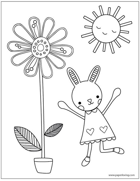 Check free printable spring coloring pages for your kid's spring spring coloring sheets can actually help your kid learn more about the spring season. Spring or Easter Printable Coloring Pages