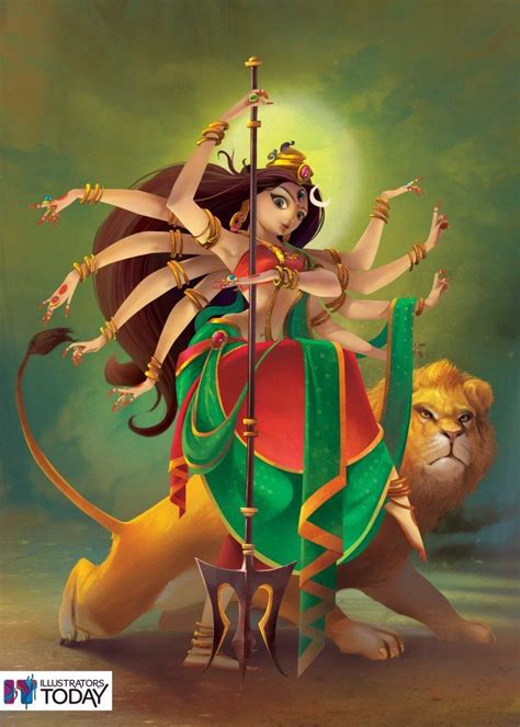 We would like to show you a description here but the site won't allow us. .Maa Durga - Illustration. | Durga painting, Navratri ...