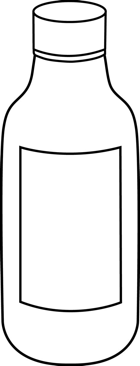 You can download the black and white liquor bottle cliparts in it's original format by loading the clipart and clickign the downlaod button. Bottle Design Line Art - Free Clip Art