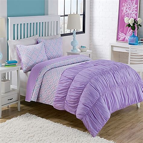Free nz standard shipping over $100 (ts&cs apply). Dena Comforter/Quilt Set in Purple - Bed Bath & Beyond