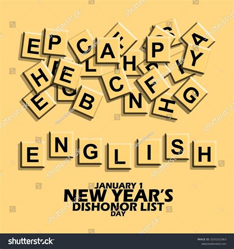 Scattered Tiles Contain Letters Bold Text Stock Vector (Royalty Free