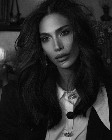 Talleen Abu Hanna Most Beautiful Transgender Model In Black And White Photography Tg Beauty