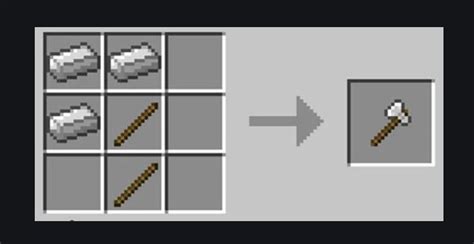 How To Craft An Axe In Minecraft Minecraft News