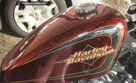 2012 Harley Davidson 1200l Custom With 72 On The Tank With Red Metal