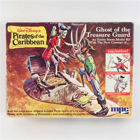 1972 Mpc Pirates Of The Caribbean Model Kit Walt Disney Ghost Of