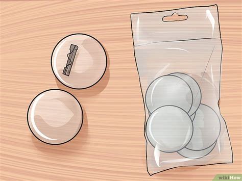 Ways To Make A Button Pin Wikihow Button Pins Etsy Shop Help