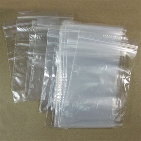 Business And Industrial 100 W 3 X 4 H Reclosable Clear Plastic Poly