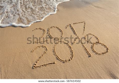 Good Bye 2017 Hello 2018 Concept Stock Photo 587614502 Shutterstock