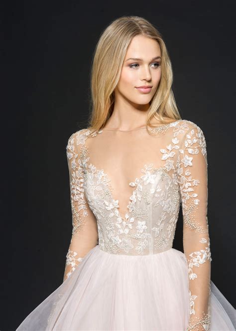 The Lorelei Gown By Hayley Paige Wedding Dresses Wedding Dress Long Sleeve Wedding Dress Sleeves