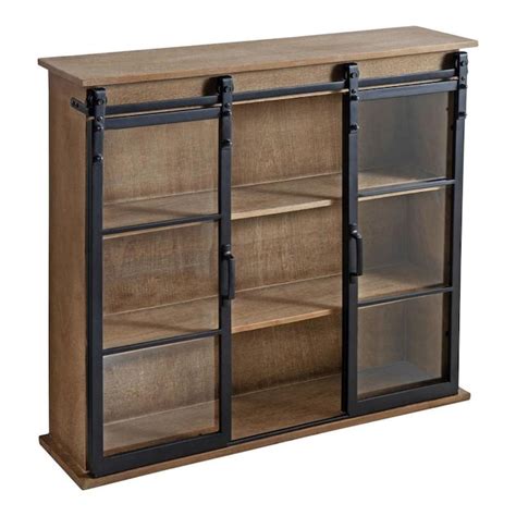 Kate And Laurel 30 In L X 275 In H X 75 In D Wood Wall Cabinet In The