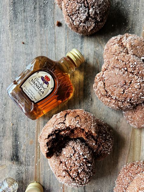 cocoa sugar cookies with a slight hint of crown royal flavor will tickle the taste buds of