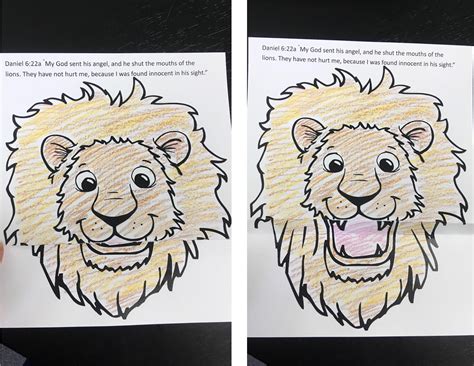 The Confident Journal: Sunday School Craft - Daniel's Lion 2