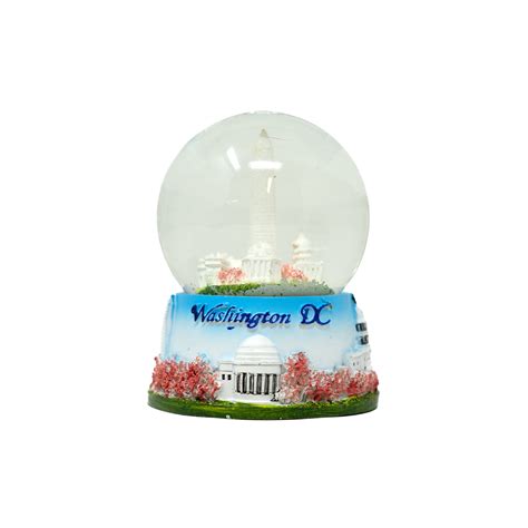 Washington Dcs Cherry Blossom Snow Globe 2 Sizes I Love Dc Ts