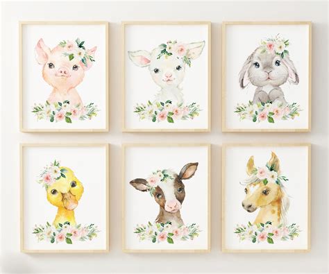 Farm Animal Wall Decor Nursery – Park Art