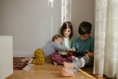 Kids Playing At Home By Stocksy Contributor Ani Dimi Stocksy