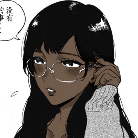Pin By On Black Girl Pfps Girls Cartoon Art Black Anime Characters