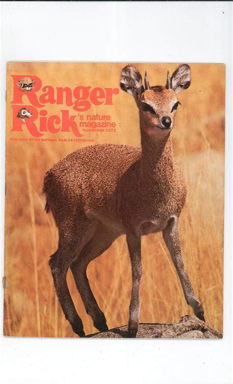 Vintage Ranger Ricks Nature Magazine 1973 Wildlife Federation Free Usa