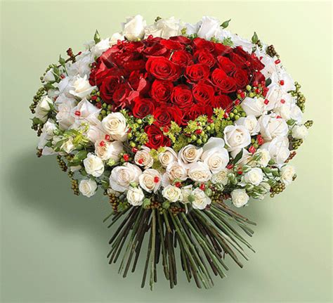 Bouquet De Roses Fleurs Image Animated 