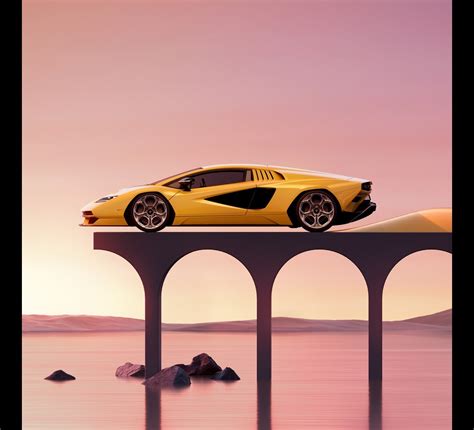 Lamborghini Goes Full Retro With New Set Of Countach Lpi800 Posters
