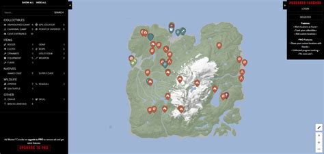 Sons Of The Forest Interaktive Map Karte Zeigt Höhlen Ressourcen