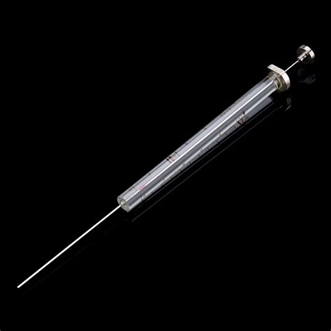 10L/100L LC Chromatographic Microliter Syringe Microsampler Microsyringe Trace Sampler Flat Tip ...