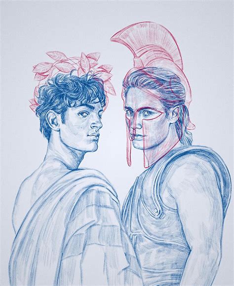 Achilles And Patroclus Digital Art By Hilsning STORE Pixels