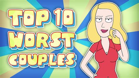 Top 10 Worst Cartoon Couples Youtube