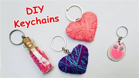 How To Make Cool Key Chains Diy Easy And Cute Key Rings Step By Step