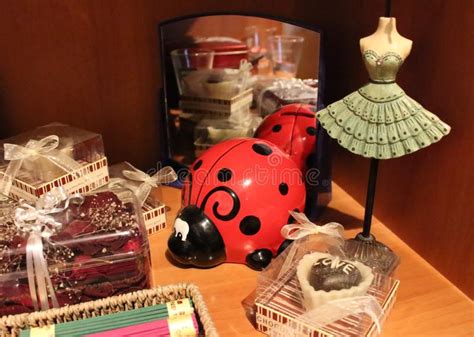Wayfair.com has been visited by 1m+ users in the past month Home Goods: Shelves With Home Decoration Products Stock ...