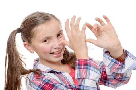 900 Portrait Little Girl Making Funny Faces Stock Photos Free