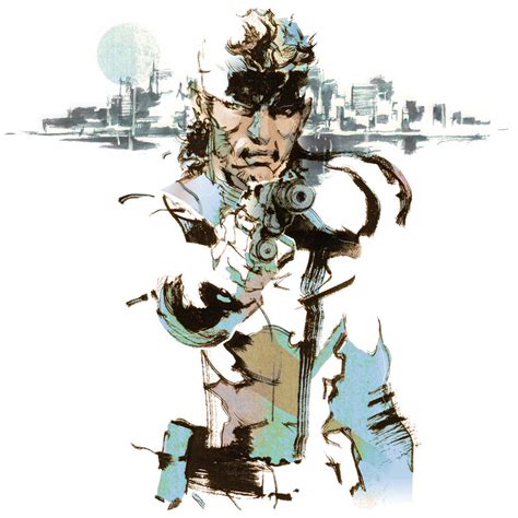 Solid Snake Illustration Characters And Art Metal Gear Solid 2 Sons