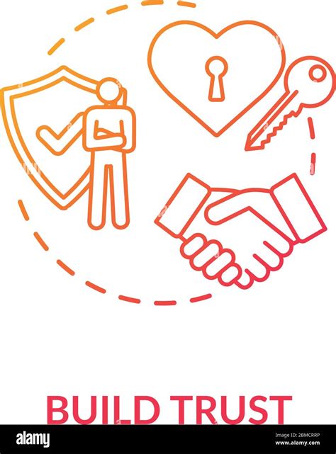 Build Trust Concept Icon Relationship Development Reliable