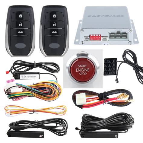 Quality Easyguard Passive Keyless Entry Car Alarm System Rolling Code