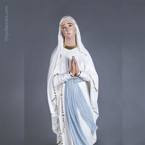 Color Statue Of Our Lady Of Lourdes 36 ⋆ Virgo Sacrata