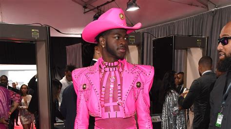 Taking inspiration from montero, the air max 97 will feature a devilish design. Lil Nas X Brings Bright Pink Bondage to the Grammys Red Carpet | Vogue