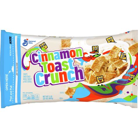 Original Cinnamon Toast Crunch Breakfast Cereal 32 Oz Cereal Bag
