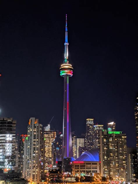 Defining the toronto skyline at 553.33m (1,815 ft 5in) the cn tower is canada's most recognizable and celebrated icon. CN tower light show for Canada Day : toronto