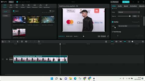 Stabilizing Video Tutorial In Capcut For Pc Youtube