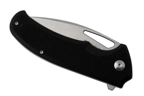 Sencut Phantara S23014 1 Stonewashed Black Coarse G10 Pocket Knife