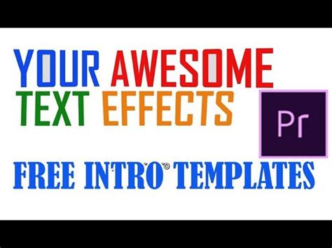 In the above video, learn how to install and customize these free lower thirds templates. Adobe Premiere pro free Intro templates | Adobe premiere ...