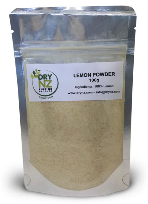 Lemon Powder 100g Bag Drynz